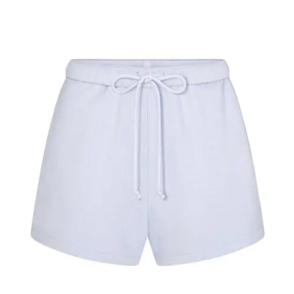 NEW SKIMS Cotton Fleece classic short - periwinkle, Style BO-SHO-4498 Size XL - Picture 8 of 10